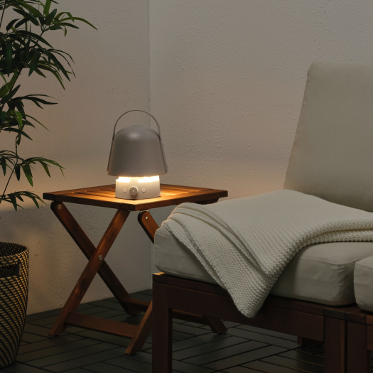 Vappeby - Akku-Lautsprecher mit Lampenfunktion (Bild: Ikea)