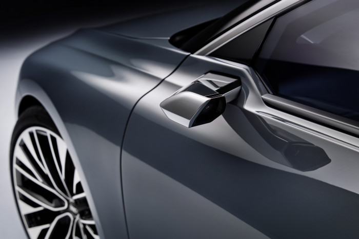 Der digitale Au&szlig;enspiegel bietet aerodymanische Vorteile. (Foto: Audi)