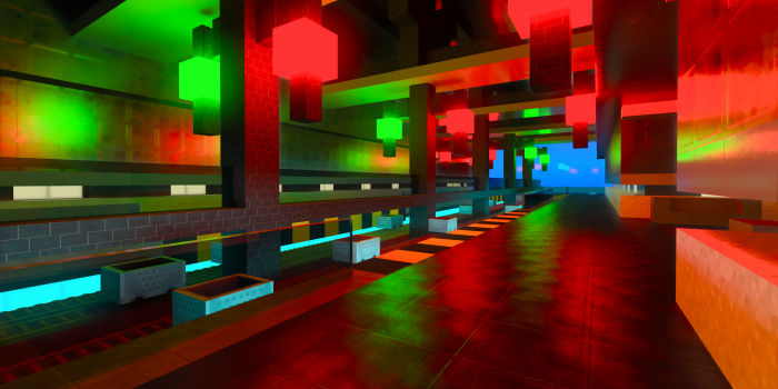 Minecraft RTX mit Pathtracing (Rechteinhaber: Microsoft, Screenshot: Golem.de)