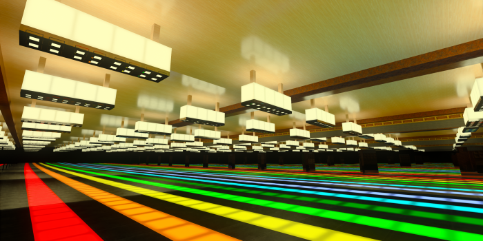 Minecraft RTX mit Pathtracing (Rechteinhaber: Microsoft, Screenshot: Golem.de)