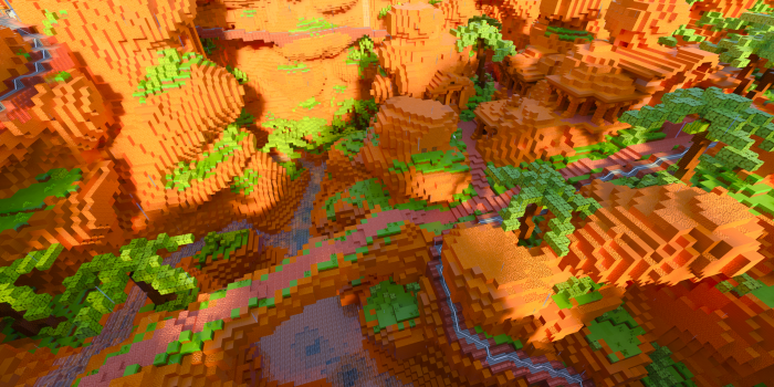 Minecraft RTX mit Pathtracing (Rechteinhaber: Microsoft, Screenshot: Golem.de)