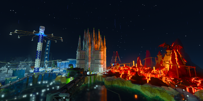 Minecraft RTX mit Pathtracing (Rechteinhaber: Microsoft, Screenshot: Golem.de)