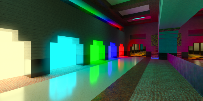 Minecraft RTX mit Pathtracing (Rechteinhaber: Microsoft, Screenshot: Golem.de)