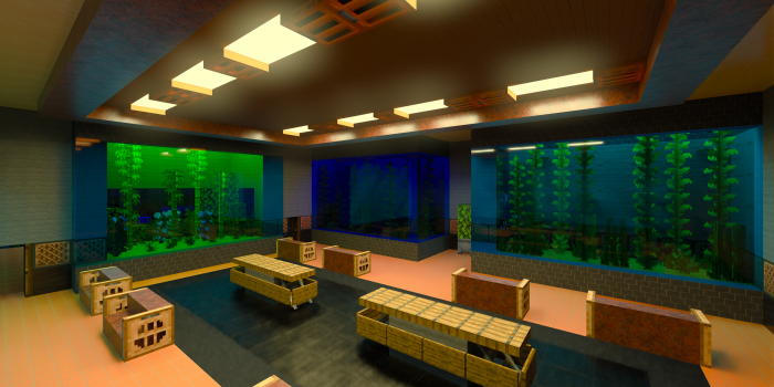Minecraft RTX mit Pathtracing (Rechteinhaber: Microsoft, Screenshot: Golem.de)