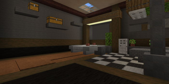 Minecraft mit regulärer Optik (Rechteinhaber: Microsoft, Screenshot: Golem.de)