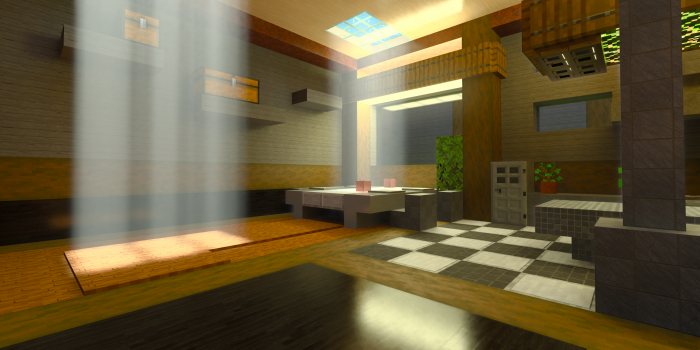 Minecraft RTX mit Pathtracing (Rechteinhaber: Microsoft, Screenshot: Golem.de)