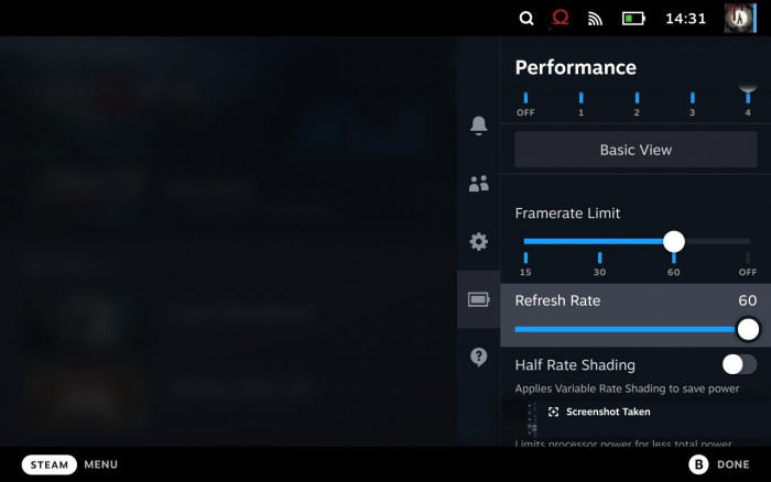... bis maximal 60 Hz einstellbar. (Screenshot: Golem.de)