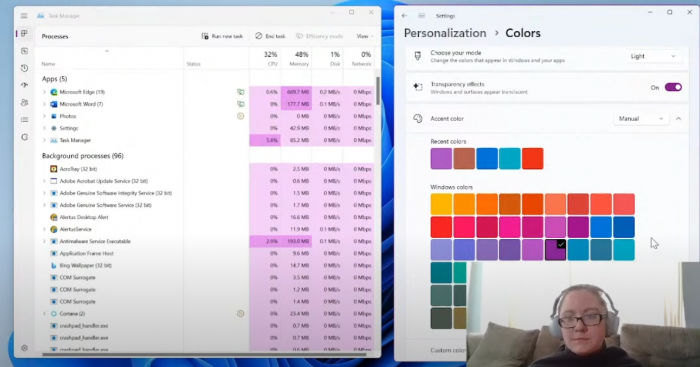 Der neue Task-Manager in Farbe (Bild: Microsoft)