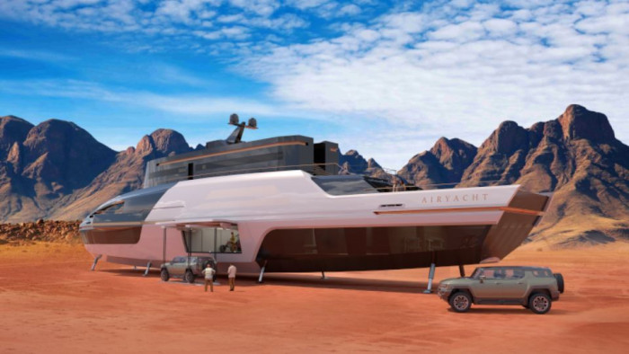Airyacht - ein Hybrid aus Luftschiff und Luxusyacht (Bild: Airyacht)