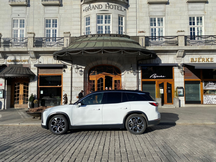 Der Nio ES8 (Bild: Dirk Kunde)