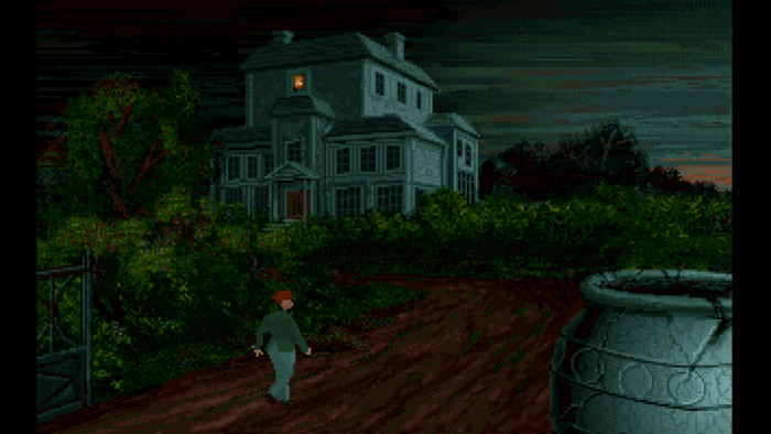 Das Intro von Alone in the Dark glänzt mit wunderschön gezeichneten Hintergrundbildern. (Bild: Infogrames / Screenshot: Medienagentur Plassma)