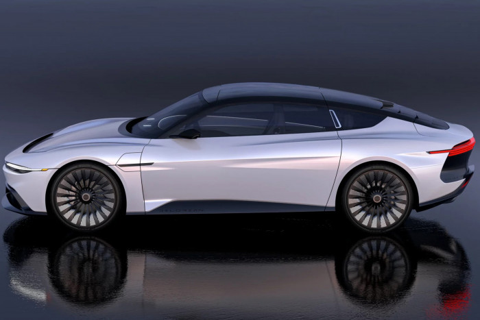 Mit einer Länge von knapp fünf Metern und einer Höhe von 1,37 Metern ist er mit dem Tesla Model S vergleichbar. (Foto: DeLorean)