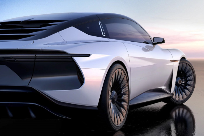 Das gilt auch für den Akku mit 100 Kilowattstunden und die Beschleunigung. (Foto: DeLorean)