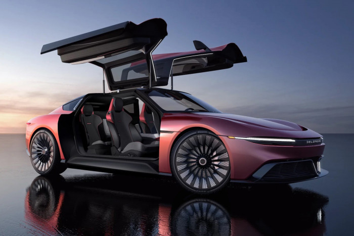 Die Alpha 5 Launch Edition ist in Rot gehalten. (Foto: DeLorean)