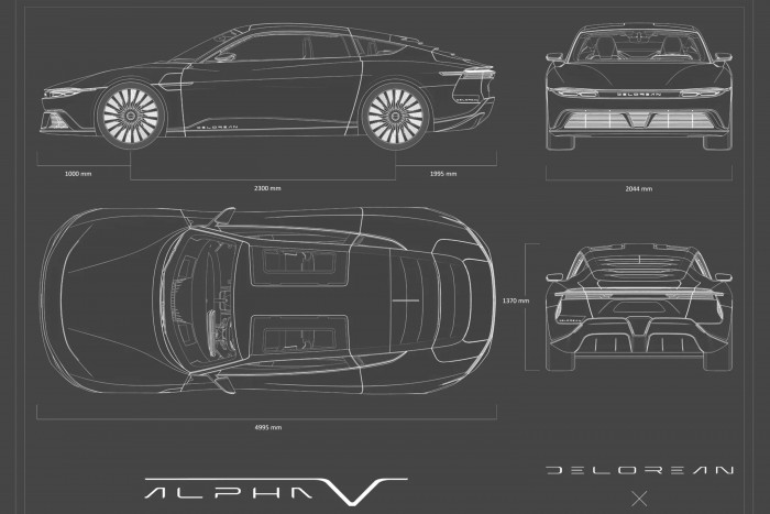Die Längenangaben können nicht ganz stimmen. (Grafik: DeLorean)
