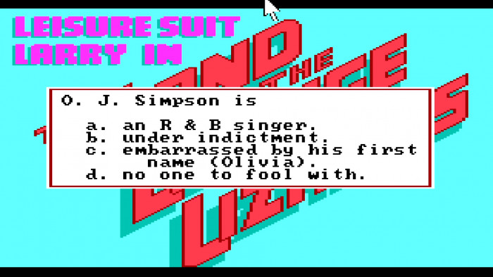 Das Altersabfrage-Quiz ist besonders schlecht gealtert, was man allein an dieser Frage sieht. (Bild: Sierra Entertainment/Medienagentur Plassma)