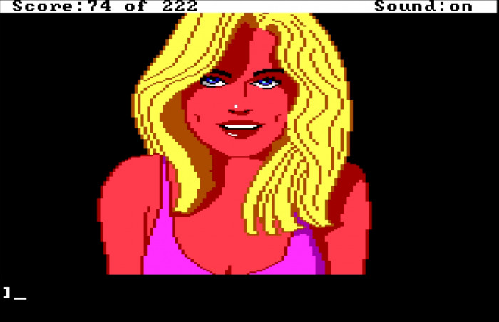 Liebe auf den ersten Blick: Von jeder Frau, mit der man in Leisure Suit Larry anbandeln kann, gibt es eine Großaufnahme. (Bild: Sierra Entertainment/Medienagentur Plassma)