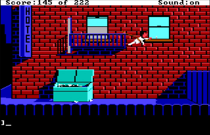 Larry muss nicht nur bei den Frauen Fingerspitzengefühl zeigen, sondern auch beim Stibitzen einer Pillendose. (Bild: Sierra Entertainment/Medienagentur Plassma)