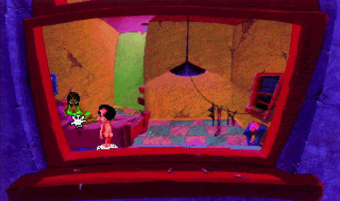 Kategorie "schon nicht mehr grenzwertig": Um mit der Prostituierten zu schlafen, muss man sie im Remake mit dem "Benutzen"-Symbol anklicken. (Bild: Sierra Entertainment/Medienagentur Plassma)