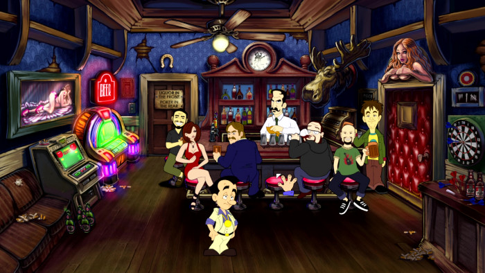 Das zweite Larry-Remake von 2013 setzt auf einen nett gemachten Comic-Stil. (Bild: Sierra Entertainment/Medienagentur Plassma)