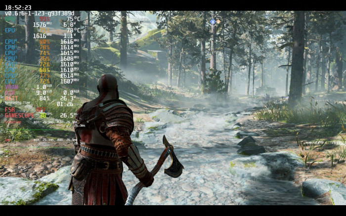 God of War mit Original-Details (Rechte: Sony, Screenshot: Golem.de)