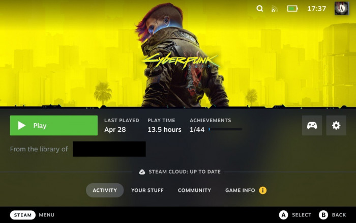 Cyberpunk 2077 wiederum ... (Bild: Golem.de)