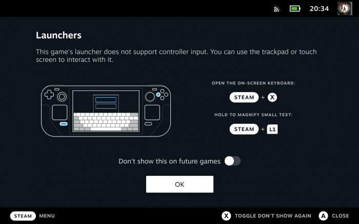 ... weshalb Valve uns darüber aufklärt. (Bild: Golem.de)