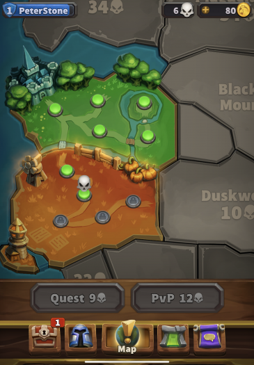 Die Einsätze sind über eine Karte von Azeroth verteilt. (Bild: Blizzard / Screenshot: Golem.de)