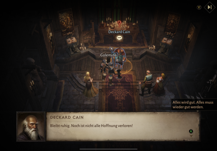 Hier treffen wir einen alten Bekannten aus früheren Diablo. (Bild: Blizzard / Screenshot: Golem.de)