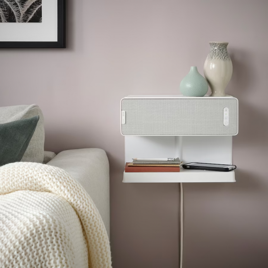 Symfonisk-Regal mit kabelloser Ladefunktion (Bild: Ikea)