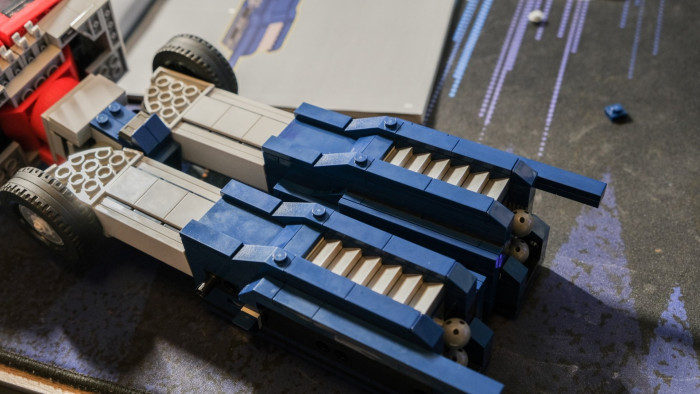 Aufbau von Lego Optimus Prime 10302 (Bild: Oliver Nickel/Golem.de)