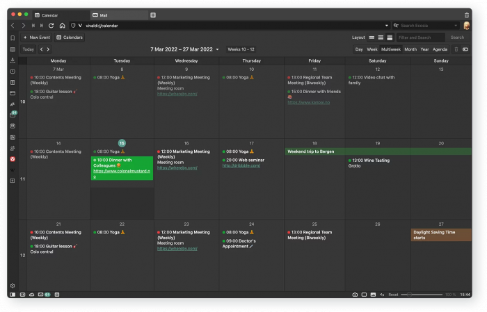 Kalender in Vivaldi (Bild: Vivaldi)