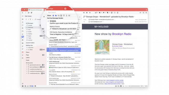 E-Mail-Client in Vivaldi (Bild: Vivaldi)