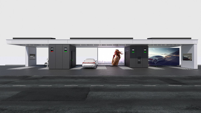 Geplanter Charging Hub von Audi in Z&uuml;rich (Bild: Audi)