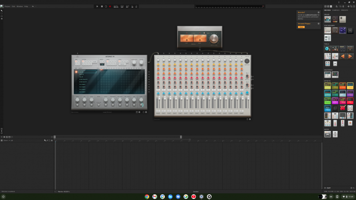Audiotool.com erm&ouml;glicht die Erstellung von Musikst&uuml;cken. (Screenshot: Martin Wolf / Golem.de)
