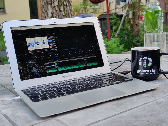 Per Remote-Desktop kann nat&uuml;rlich auch aus der Ferne auf den PC zugegriffen werden. (Bild: Martin Wolf / Golem.de)
