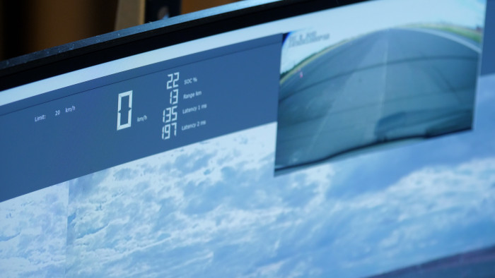 Auch ein digitaler Rückspiegel ist vorhanden. (Bild: Martin Wolf / Golem.de)