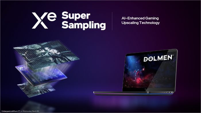 ... wie XeSS-Upscaling als DLSS/FSR-Alternative. (Bild: Intel)