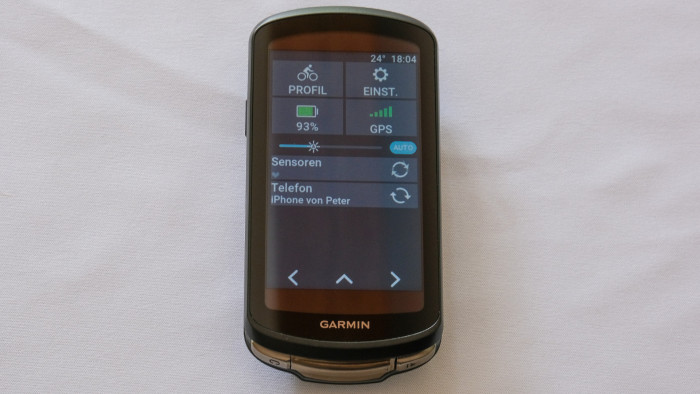 In diesem Men&uuml; haben wir Zugriff auf die wichtigsten Optionen. (Foto: Steinlechner/Golem.de)