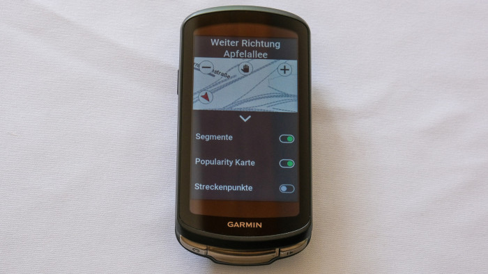 Mit diesem Schnellzugriff k&ouml;nnen wir etwa das Routing nach Beliebtheit ausschalten. (Foto: Steinlechner/Golem.de)