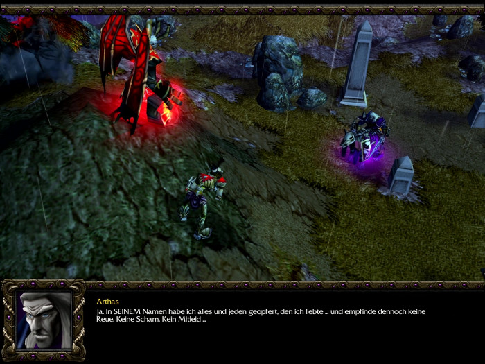 Arthas wird verflucht - und dann gibt es eine &Uuml;berraschung. (Bild: Blizzard Entertainment/Screenshot: Medienagentur Plassma)