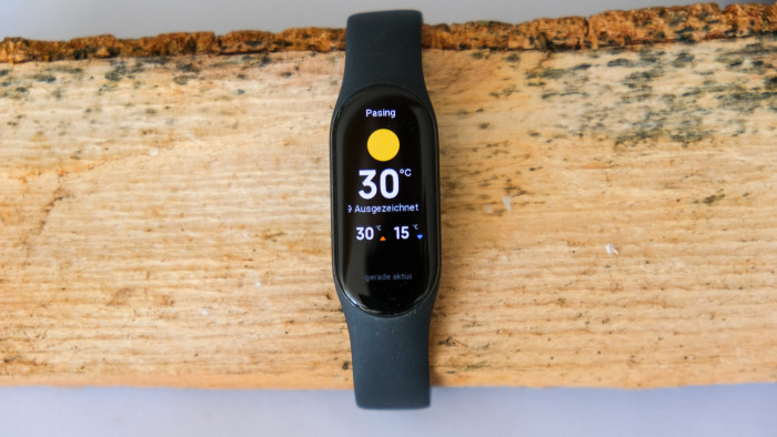 Mit gekoppeltem Smartphone gibt es die aktuellen Temperaturen. (Bild: Steinlechner/Golem.de)