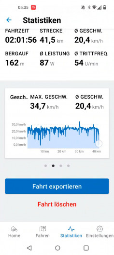 Statistiken k&ouml;nnen exportiert werden. (Bild: Martin Wolf / Golem.de)