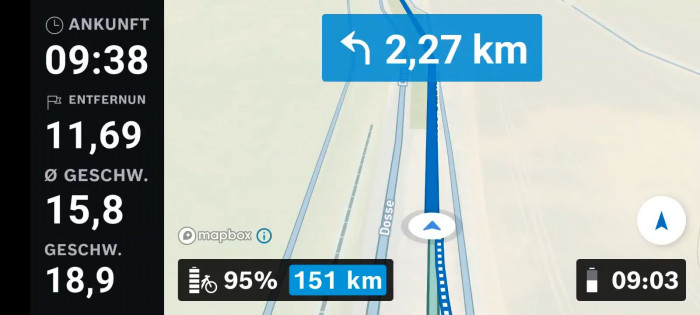 Aber richtig gut ist die Anzeige im horizontal ausgerichteten Ride Screen. (Bild: Martin Wolf / Golem.de)