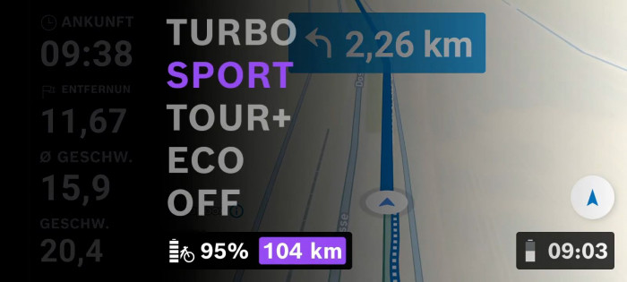 Hier wird auch der Wechsel der Unterst&uuml;tzungsstufe live eingblendet. (Bild: Martin Wolf / Golem.de)