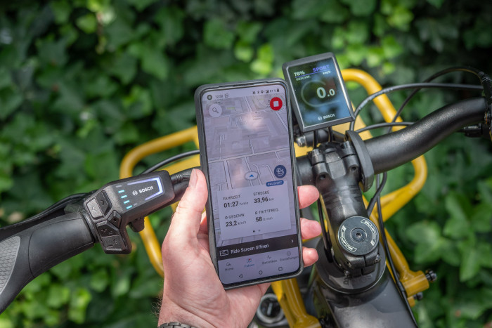 Unser Telefon sendet leider keine Daten an den Kiox 300. (Bild: Martin Wolf / Golem.de)