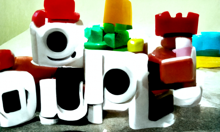 Prompt: Duplo (Bild: Martin Wolf/Golem.de - Disco Diffusion 2022)