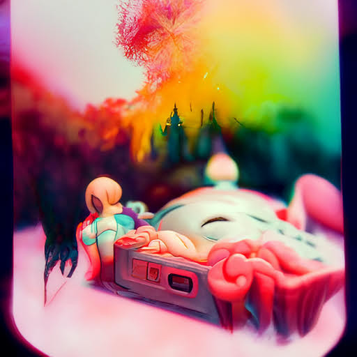 Prompt: Polaroid eines Traumes einer KI (Bild: Martin Wolf/Golem.de - Disco Diffusion 2022)