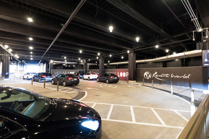 Las-Vegas-Loop-Station unter dem Resorts World Las Vegas (Bild: Resorts World Las Vegas)