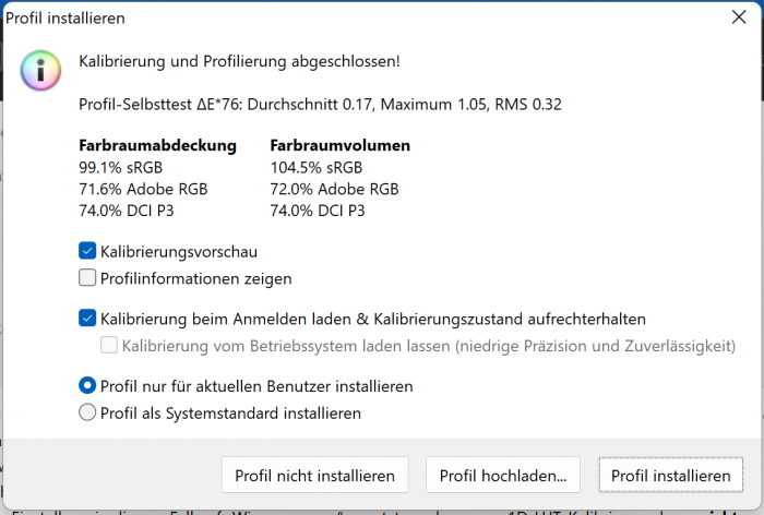 Farbabdeckung des Displays (Bild: Oliver Nickel/Golem.de)